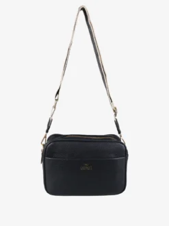 You Young Coveri Borsa a tracolla da donna in ecopelle con doppio scomparto - blu scuro