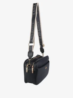 You Young Coveri Borsa a tracolla da donna in ecopelle con doppio scomparto - blu scuro