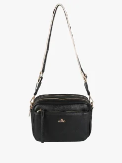 You Young Coveri Borsa a tracolla da donna in ecopelle - nero
