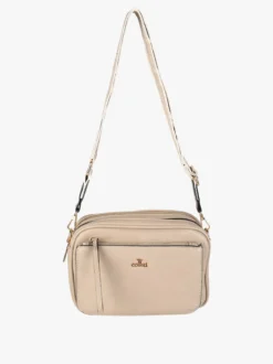 You Young Coveri Borsa a tracolla da donna in ecopelle - taupe