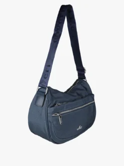 You Young Coveri Borsa a tracolla da donna in nylon - blu scuro