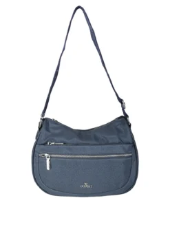 You Young Coveri Borsa a tracolla da donna in nylon - blu scuro