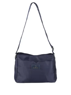 You Young Coveri Borsa a tracolla da donna in nylon - blu scuro
