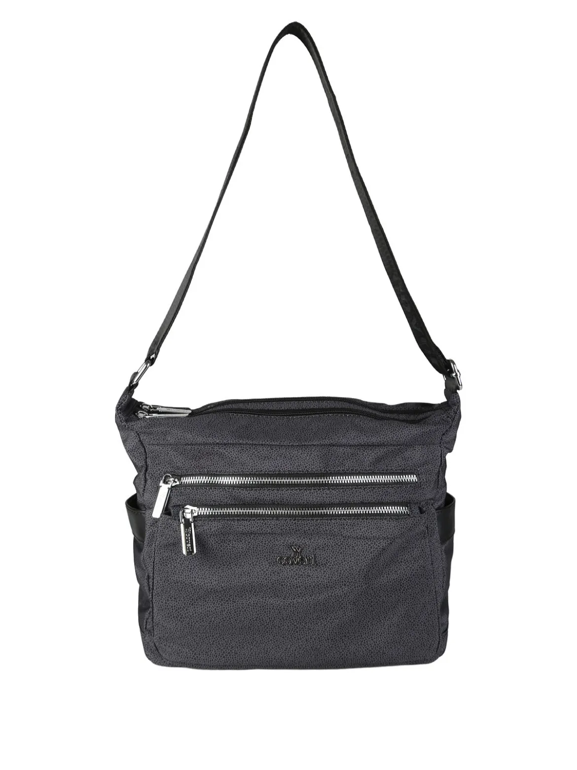 You Young Coveri Borsa a tracolla da donna in nylon - nero