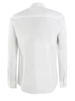 Y.Two Camicia da uomo in misto cotone a maniche lunghe