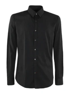 Y.Two Camicia da uomo slim fit a maniche lunghe