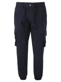 Zeta Pantaloni cargo da uomo con coulisse - blu scuro