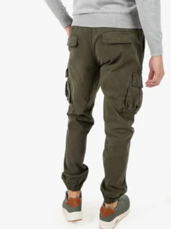 Zeta Pantaloni cargo da uomo con coulisse - militare