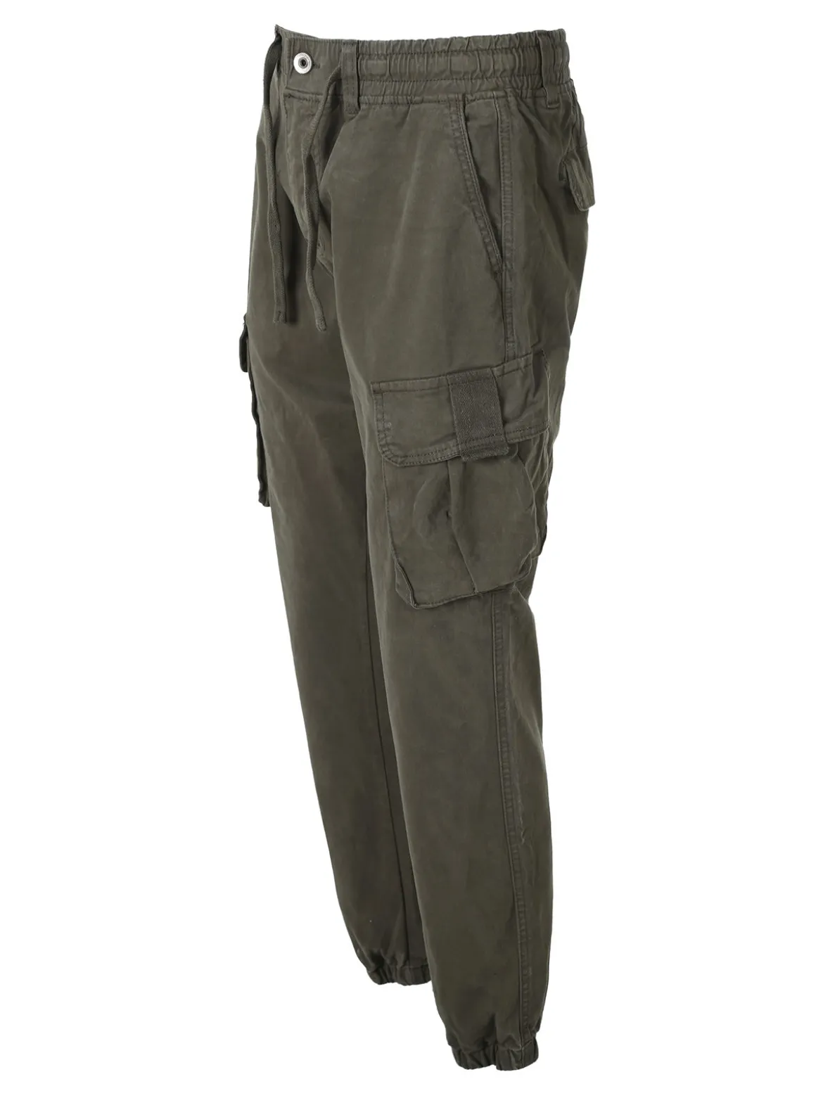 Zeta Pantaloni cargo da uomo con coulisse - militare